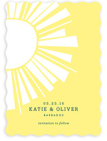 Sunshine Save the Date Cards