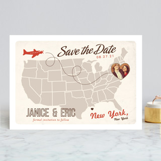 Up and Away Save the Date Cards