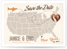 Up and Away Save the Date Cards