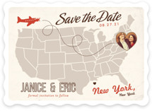 Up and Away Save the Date Cards