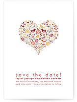 Love Birds Save the Date Cards