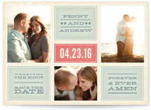 Forever and Ever Amen Save the Date Cards
