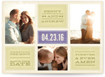 Forever and Ever Amen Save the Date Cards