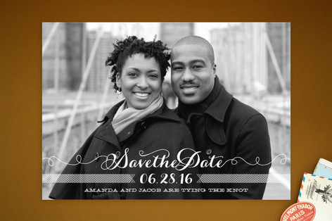 Ties that Bind Save the Date Cards