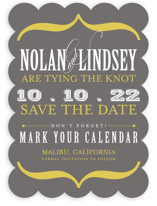 Bold Brackets Save the Date Cards