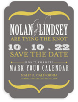 Bold Brackets Save the Date Cards