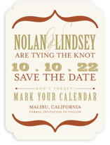 Bold Brackets Save the Date Cards