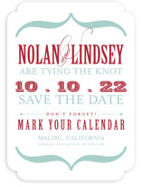 Bold Brackets Save the Date Cards