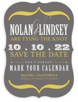 Bold Brackets Save the Date Cards