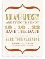 Bold Brackets Save the Date Cards