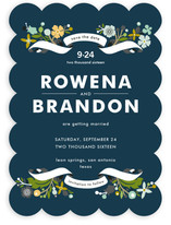Banner and Branches Save the Date Cards