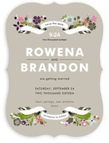 Banner and Branches Save the Date Cards