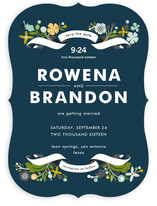 Banner and Branches Save the Date Cards