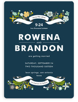 Banner and Branches Save the Date Cards