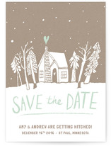 Cabin Love Save the Date Cards