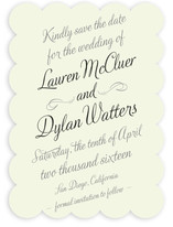 Just My Type Save the Date Cards