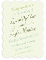 Just My Type Save the Date Cards