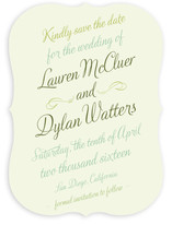 Just My Type Save the Date Cards