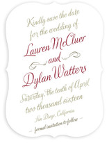 Just My Type Save the Date Cards