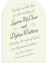 Just My Type Save the Date Cards