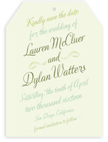Just My Type Save the Date Cards