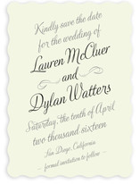 Just My Type Save the Date Cards