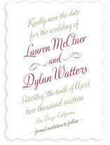 Just My Type Save the Date Cards