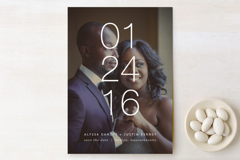 Thin Lines Save the Date Cards