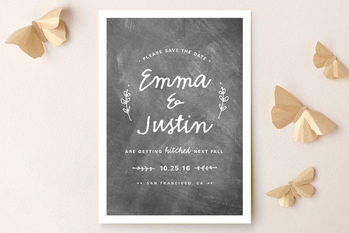 Whimsical Hitch Save the Date Cards