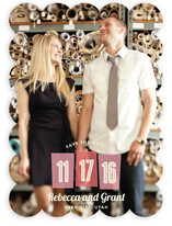 Retro Numbers Save the Date Cards