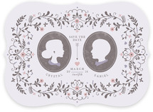 Date Silhouette Save the Date Cards