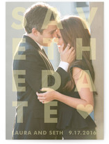 Etched Save the Date Cards
