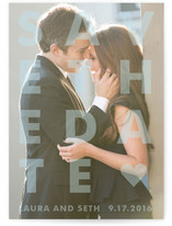 Etched Save the Date Cards