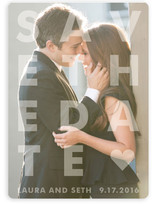 Etched Save the Date Cards