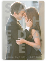 Etched Save the Date Cards