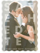Etched Save the Date Cards