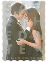 Etched Save the Date Cards