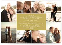 Classic Collage Save the Date Cards