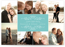 Classic Collage Save the Date Cards