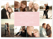 Classic Collage Save the Date Cards