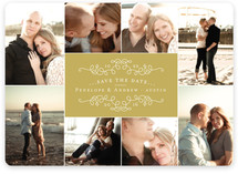 Classic Collage Save the Date Cards