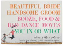 You In or What? Save the Date Cards