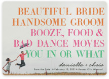 You In or What? Save the Date Cards