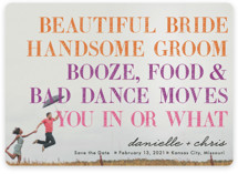 You In or What? Save the Date Cards