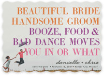 You In or What? Save the Date Cards