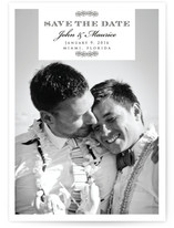 Swirl Deco Save the Date Cards