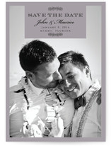 Swirl Deco Save the Date Cards