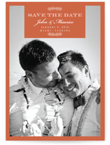 Swirl Deco Save the Date Cards