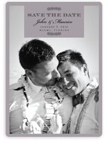 Swirl Deco Save the Date Cards