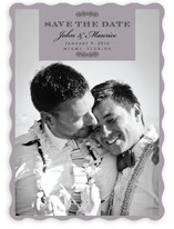 Swirl Deco Save the Date Cards